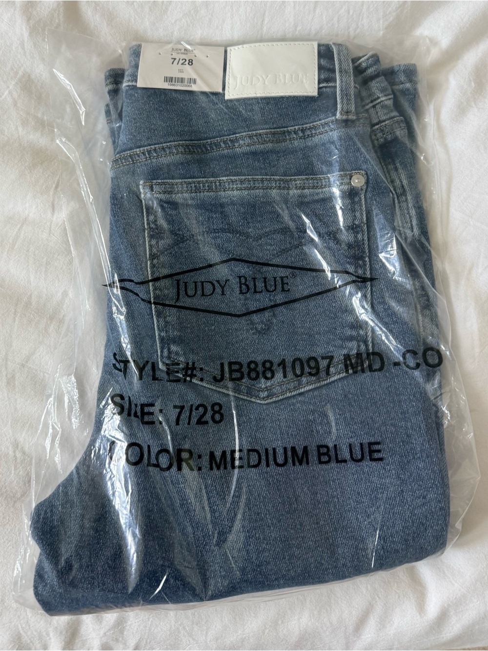 Judy Blue Medium Blue Denim Jeans